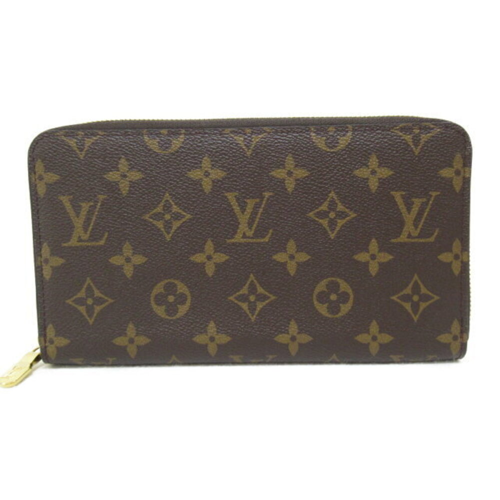 Louis Vuitton Zippy Organizer Long Wallet Canvas Monogram Brown